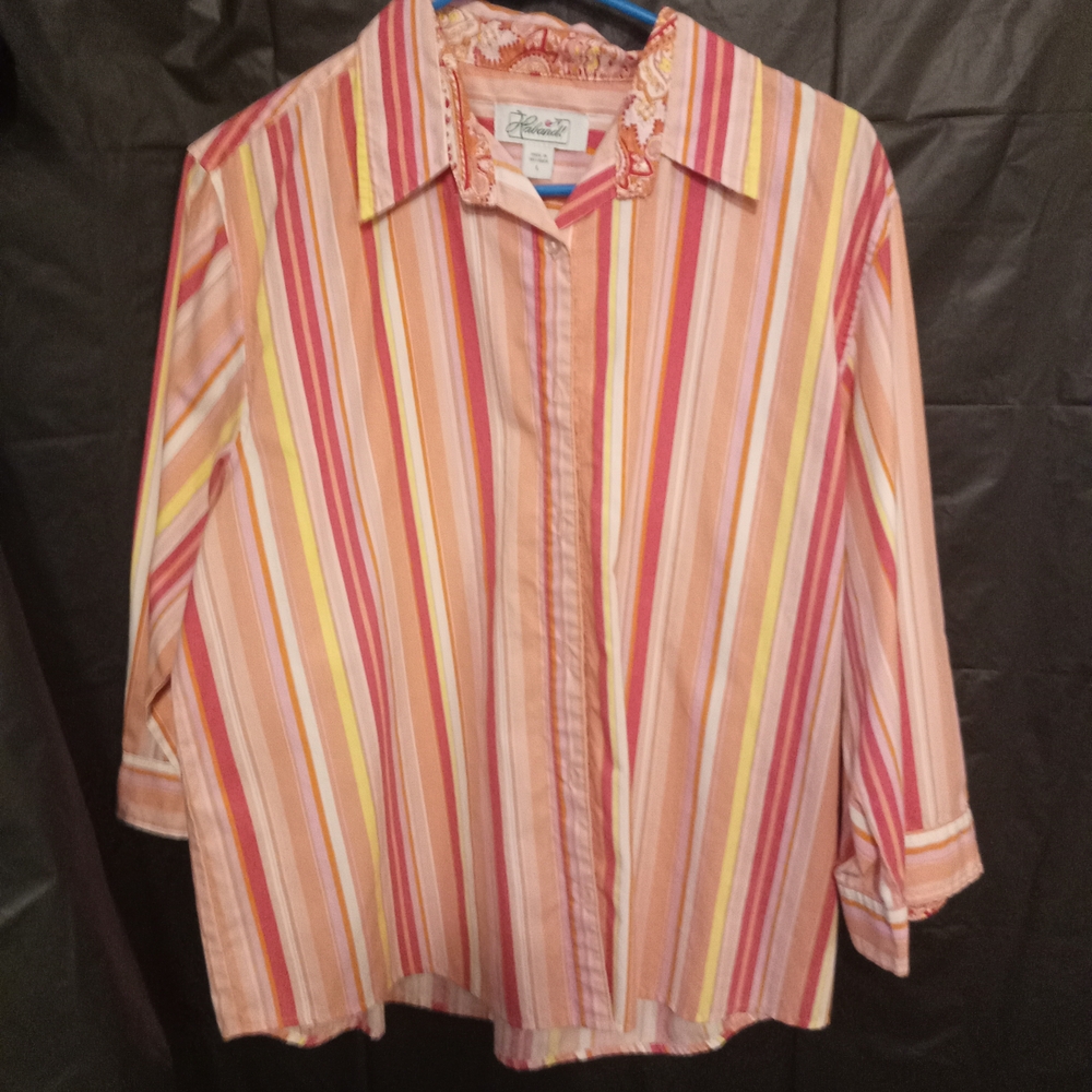Haband Multicolor Striped Blouse